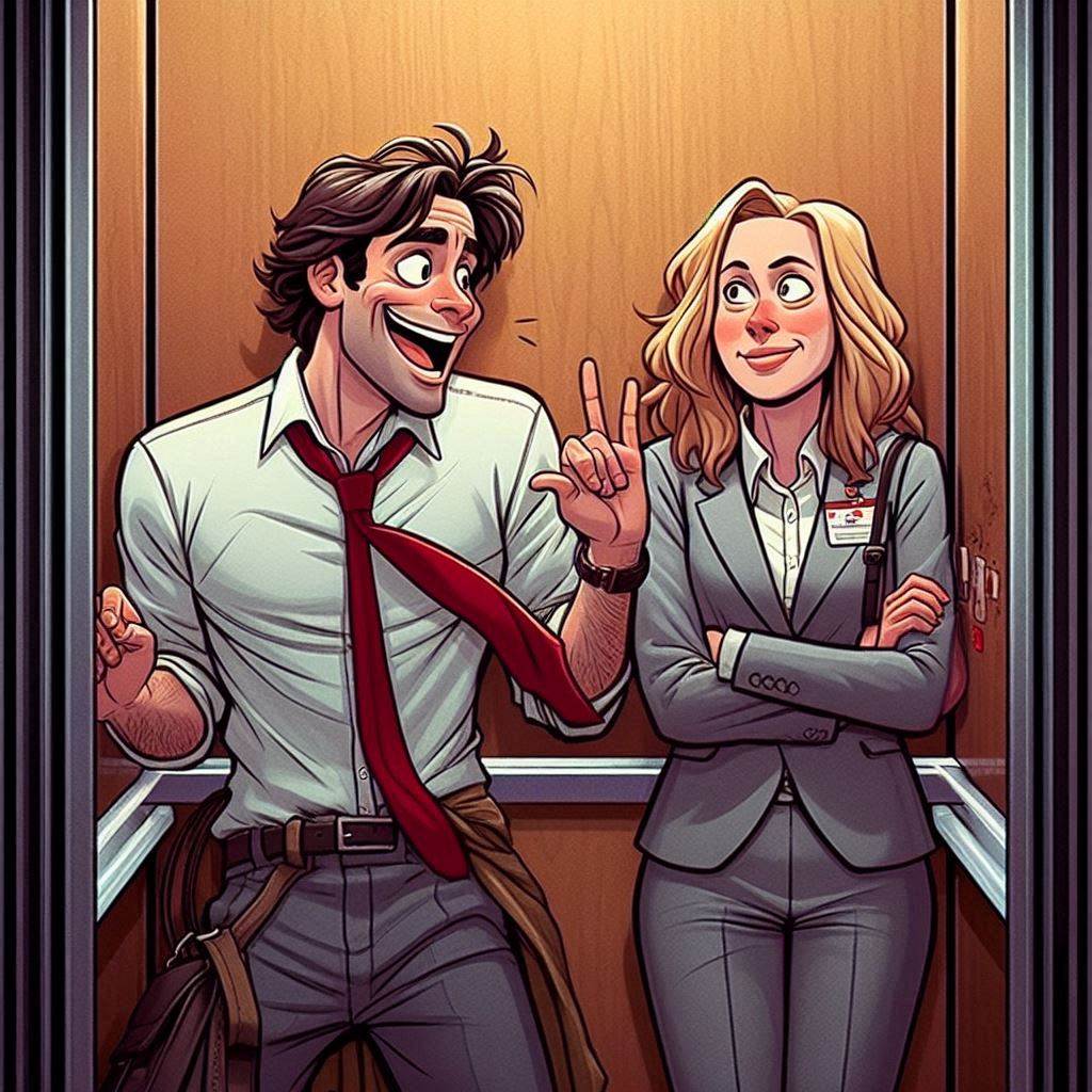 Cerita Lucu: Rival di Kantor, Berdua di Lift Mogok