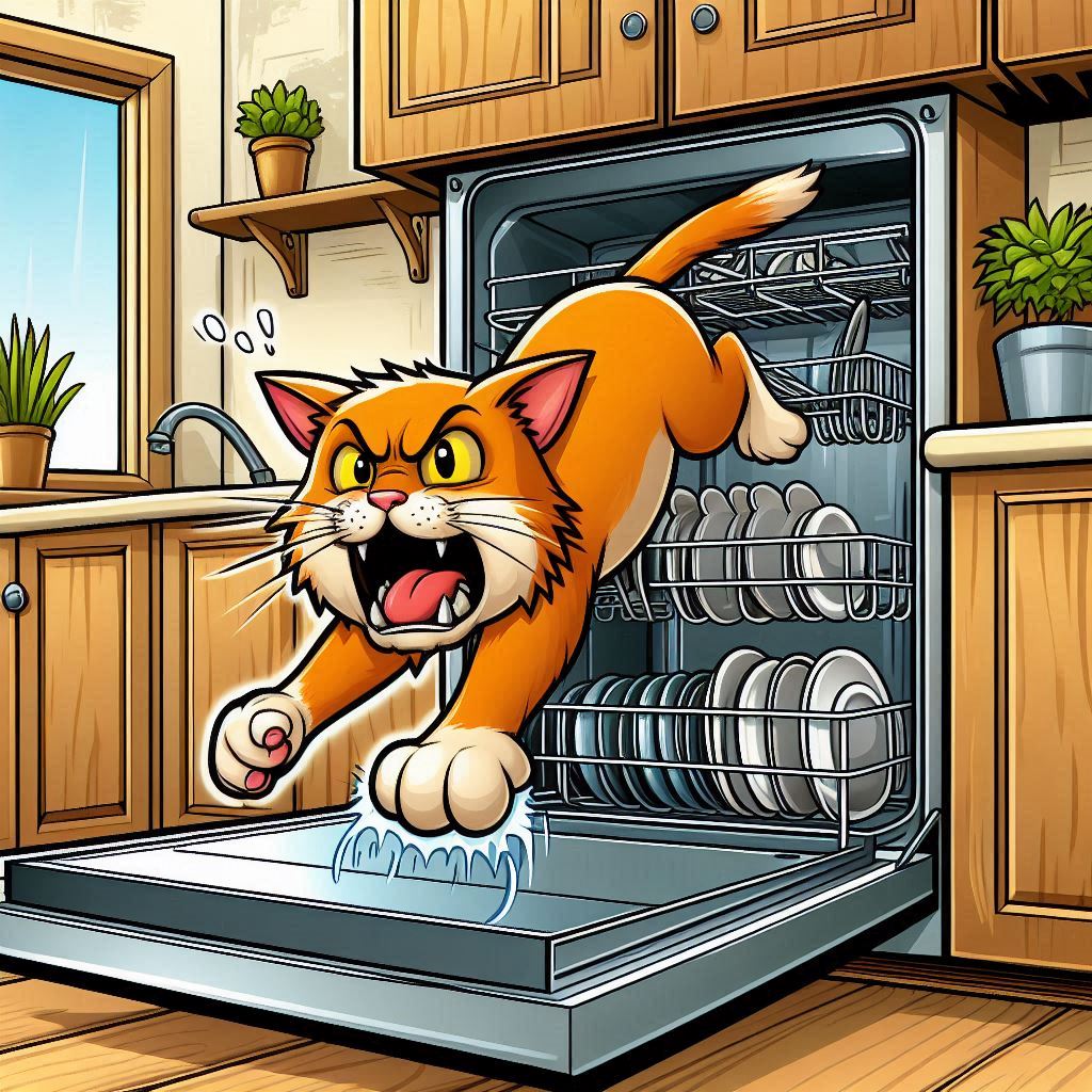 Cerita Lucu: Kucing Oyen Sang Penjaga Genting